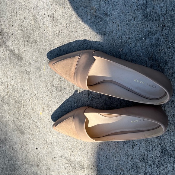 Cole Haan Tan Suede Flats - Picture 2 of 6